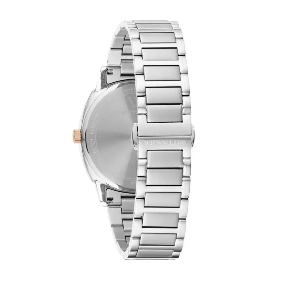 Nwt Wittnauer $525 WN3098 Store Display 9.7 /10 Men's Monserrat White Dial Watch